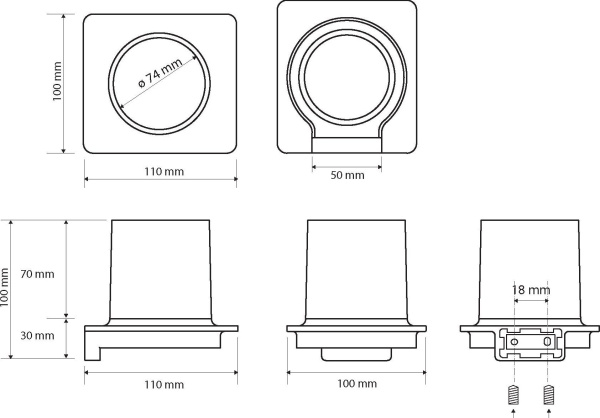 Держатель для зубной щетки Bemeta Organic 157111011
