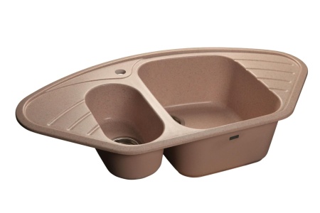 Кухонная мойка GranFest CORNER C-960E светло-розовый