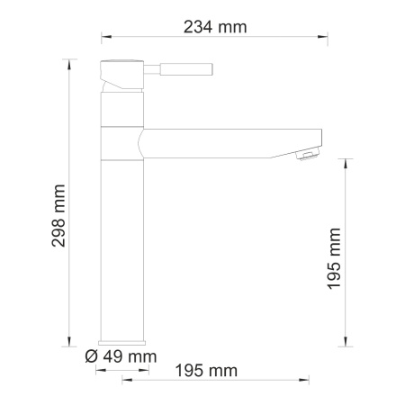 Смеситель для кухонной мойки WasserKRAFT Wern 4207