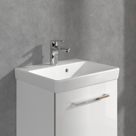 Villeroy & Boch O.novo Start Смеситель для раковины однорычажный с комплектом слива со стяжкой, Хром TVW10510111061