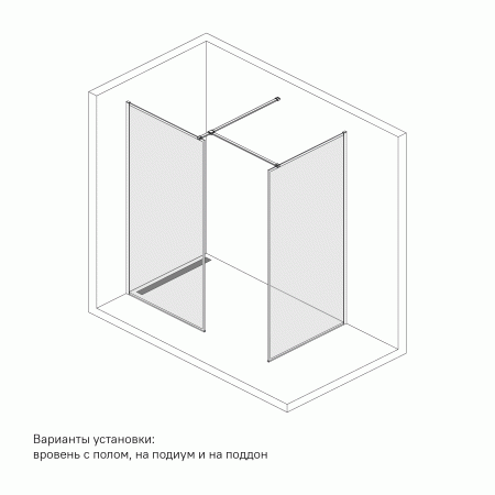 Душевая перегородка IDDIS 120x195 SLI8WS2i23