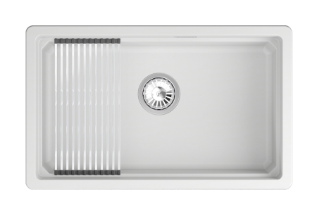 Мойка для кухни Granula Kitchen Space 7303iU арктик, 73х45 см, прямоугольная