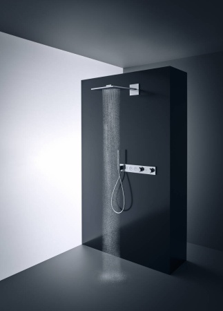 Верхний душ AXOR ShowerSolutions 300/300 2jet. с держателем. хром 35318000