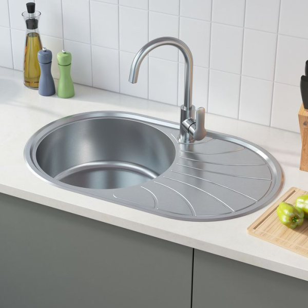 Мойка кухонная из нержавеющей стали IDDIS Suno SUN77SLi77