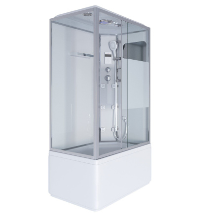 Душевая кабина Niagara Ultra NG-307-01R 120х80х220, высокий поддон 50 см, стекло прозрачное с матовой полосой