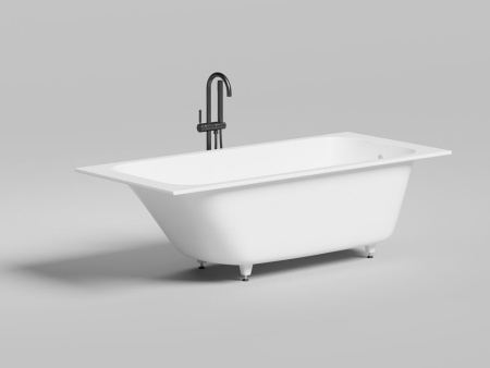 Ванна встраиваемая Salini ORLANDA 180x80, S-Sense, глянцевый белый 102012G