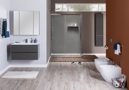 Душевой уголок Aquanet Delta NPE1131 150x80, прозрачное стекло