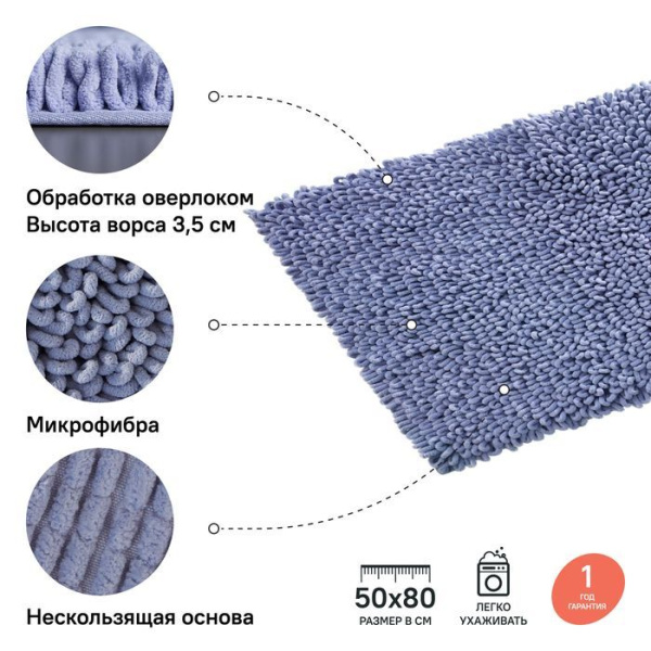 Коврик для ванной комнаты IDDIS Décor D20M580i12