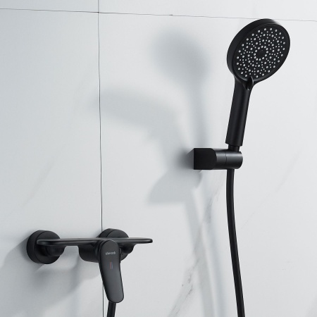 Смеситель для душа Shevanik S4716H, черный