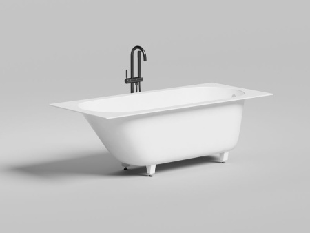 Ванна встраиваемая Salini ORNELLA 170x75, S-Sense, глянцевый белый 102311G