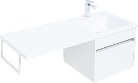 Тумба под раковину Aquanet Токио 48 белый (подвесная, 1 ящик)