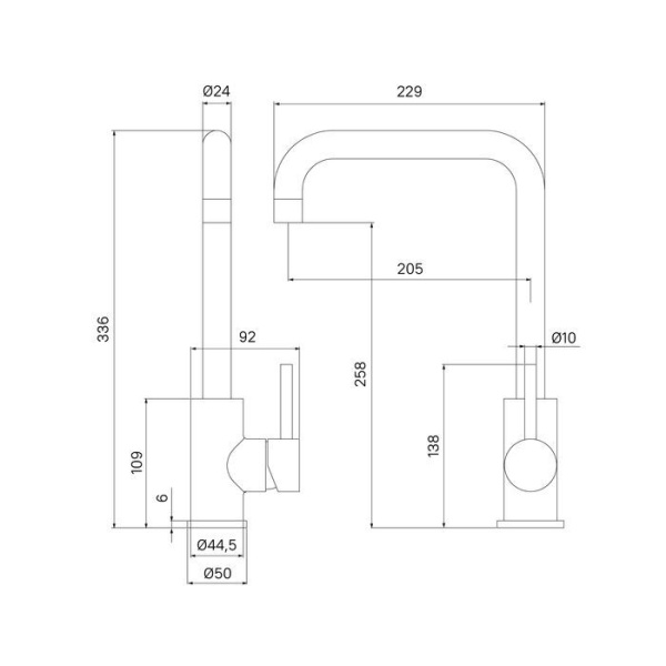 Смеситель для кухонной мойки IDDIS Kitchen K05STL0i05