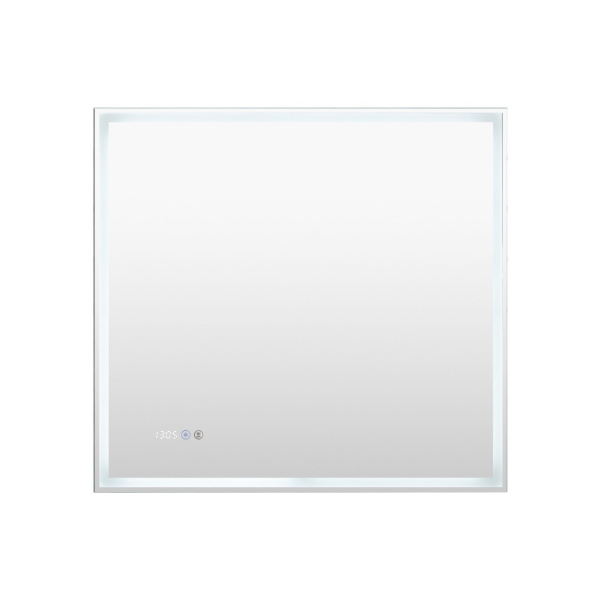 Зеркало Aquanet Оптима 80 белый матовый