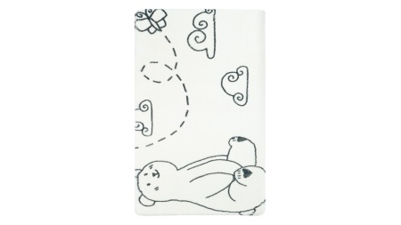 Коврик для ванной Fixsen Teddy Air 1-ый, FX-6001T, белый, 50х80см