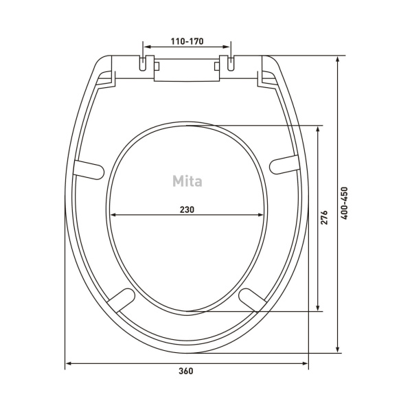 Сиденье BERGES Mita SO