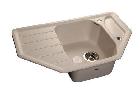 Кухонная мойка GranFest CORNER C-800E белый