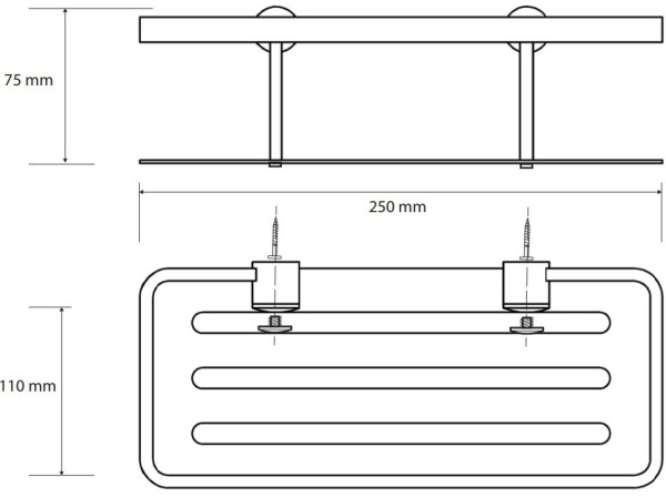 Мыльница для ванной Bemeta Cytro 146208052