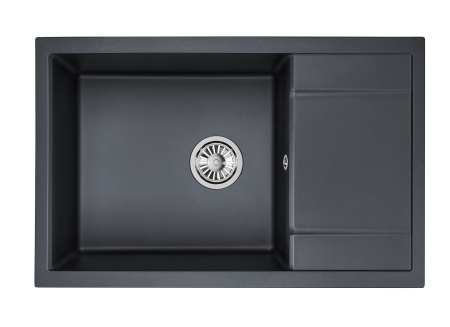 Мойка для кухни Granula 7805 шварц, 78х50 см, прямоугольная
