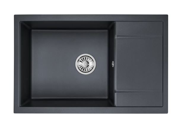 Мойка для кухни Granula 7805 шварц, 78х50 см, прямоугольная