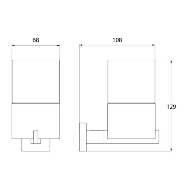 Подстаканник одинарный IDDIS Corot L203