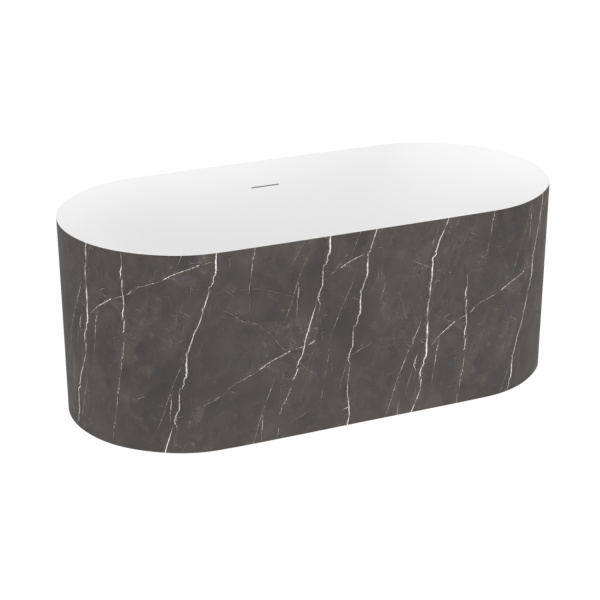 Акриловая ванна в наборе 3 в 1: отдельностоящая ванна, ножки, экран Wellsee Chalice Perfection 230604000