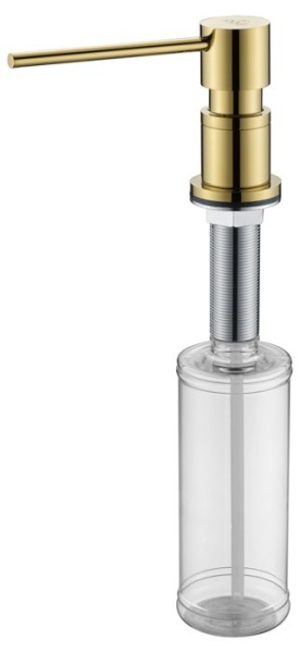 Дозатор для жидкого мыла KRAFT, D003-G, золото, Paulmark
