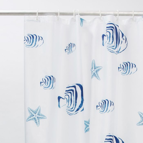 Штора для ванной комнаты 200х180 IDDIS Basic B47P218i11