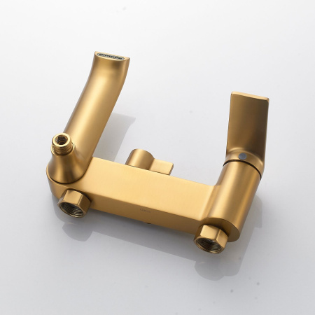 Душевая система Shevanik S4136G, золотой сатин