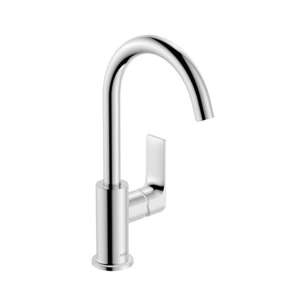 Hansgrohe Rebris E Смеситель для раковины 210 с поворотным изливом со сливным гарнитуром хром 72576000