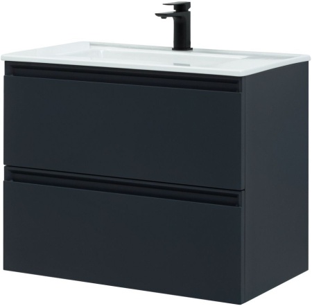 Тумба с раковиной Allen Brau Eclipse 80 1.E1002.AM антрацит матовый