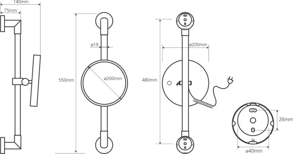 Косметическое зеркало Bemeta 112101162