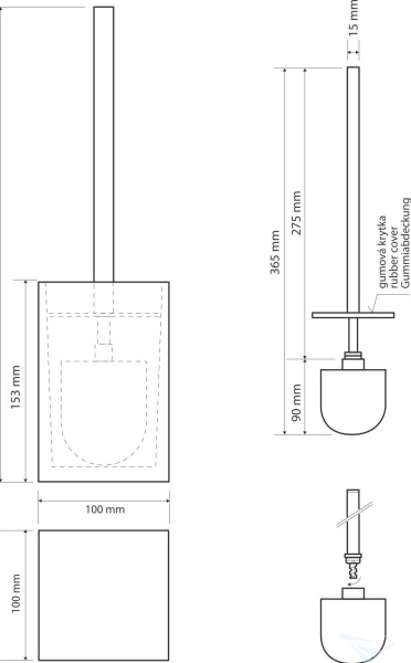 Ершик для унитаза Bemeta Vista 120113316-102