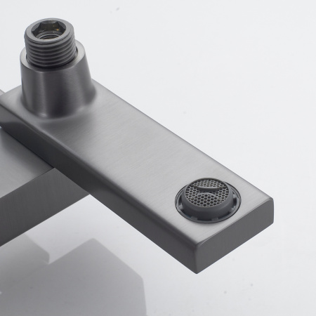 Душевая система Shevanik S4636T, оружейная сталь