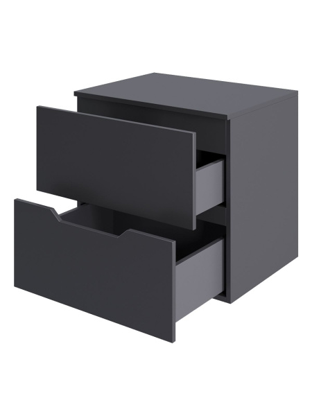 Orange Line Li-60TugMDF Тумба подвесная 60 столешница МДФ, матовый графит