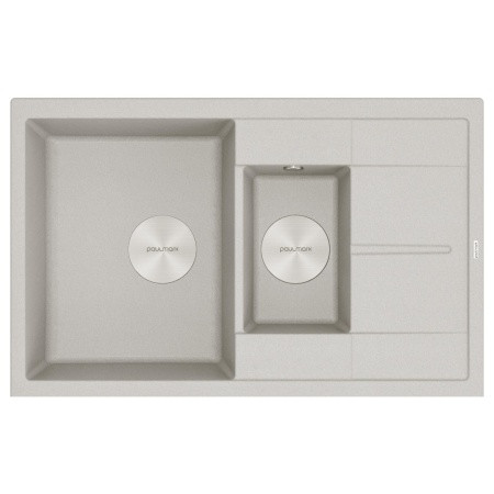 Мойка FLUGEN 60/1,5, IT-GRANIT, PM237850-GR, серый, 775х495 мм, Paulmark