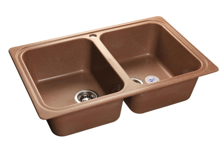 Кухонная мойка GranFest STANDART S-780K терракот