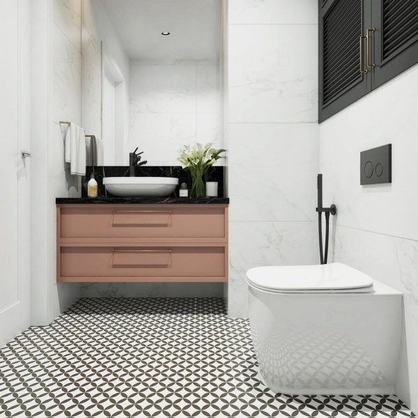 Приставной унитаз Lavinia Boho Bell Pro 33010030 c крышкой