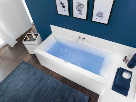Ванна Villeroy & Boch Squaro Edge 12 1700 x 750 мм, квариловая, UBQ170SQE2DV-01
