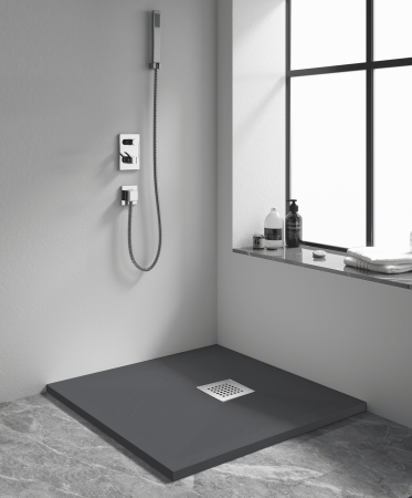 Душевой поддон квадрат STONE TRAY-G, 900x900