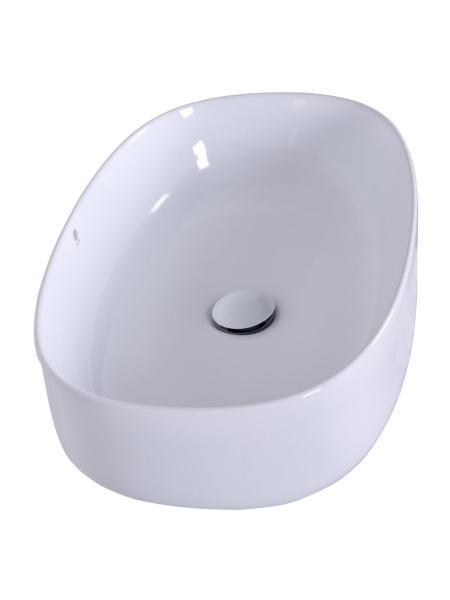 Раковина накладная Orange B07-540W санфарфор, белый глянец