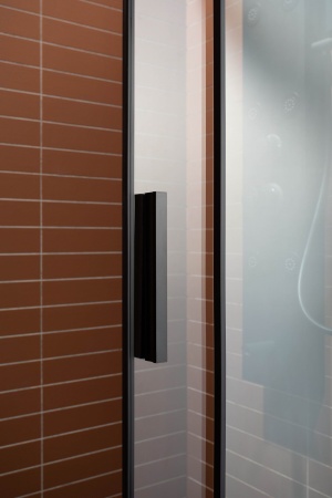 Душевая дверь Aquanet Pleasure AE60-N-150H200U-BT 150, прозрачное стекло