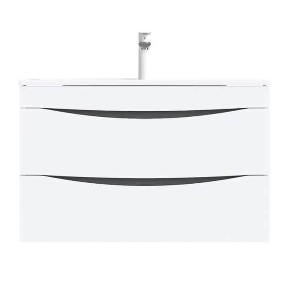 Тумба с раковиной IDDIS Cloud 80 подвесная белая CLO80W0i95K