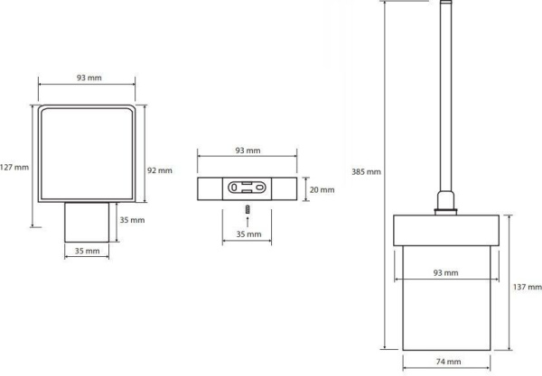 Ершик для унитаза Bemeta Nero 135013010