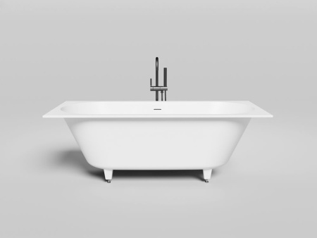 Ванна встраиваемая Salini ORNELLA AXIS 180x80 покраска по RAL полностью, S-Sense, глянцевый 103511GF