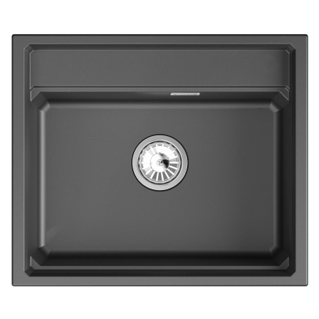 Мойка для кухни Granula Kitchen Space 6003i шварц, 60х51 см, прямоугольная