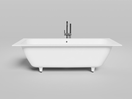 Ванна встраиваемая Salini ORLANDA AXIS 190x80 покраска по RAL полностью, S-Sense, матовый 103211MF