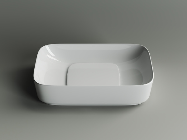 Умывальник Ceramicanova овальный встраиваемый сверху в столешницу Element 600x400x195мм