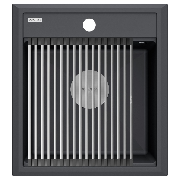 Мойка STEPIA 45, IT-GRANIT, PM114651-AN, антрацит, 460х510, Paulmark