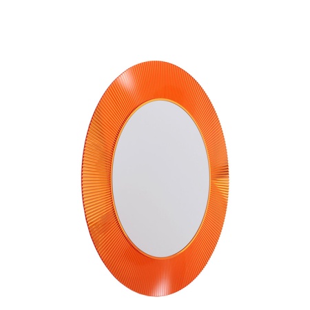 Laufen Kartell Зеркало круглое d=78см, настенное, без подсветки, цвет: оранжевый 3.8633.1.082.000.1