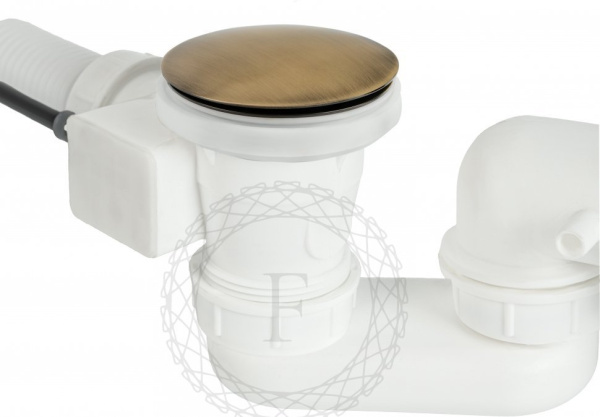 Сифон для ванны полуавтоматический FILARETE FL80 (Бронза)